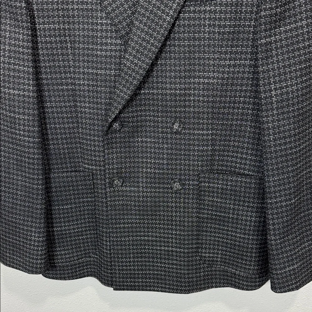 Express  Charcoal Checkered Blazer‎ NWOT